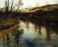 Elvelandskap Fluss Landschaft Impressionismus Norwegische Landschaft Frits Thaulow
